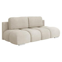 SCHLAFSOFA Honey Mini - Creme/Schwarz, Holz/Kunststoff (195/89/90cm) - MIRJAN24