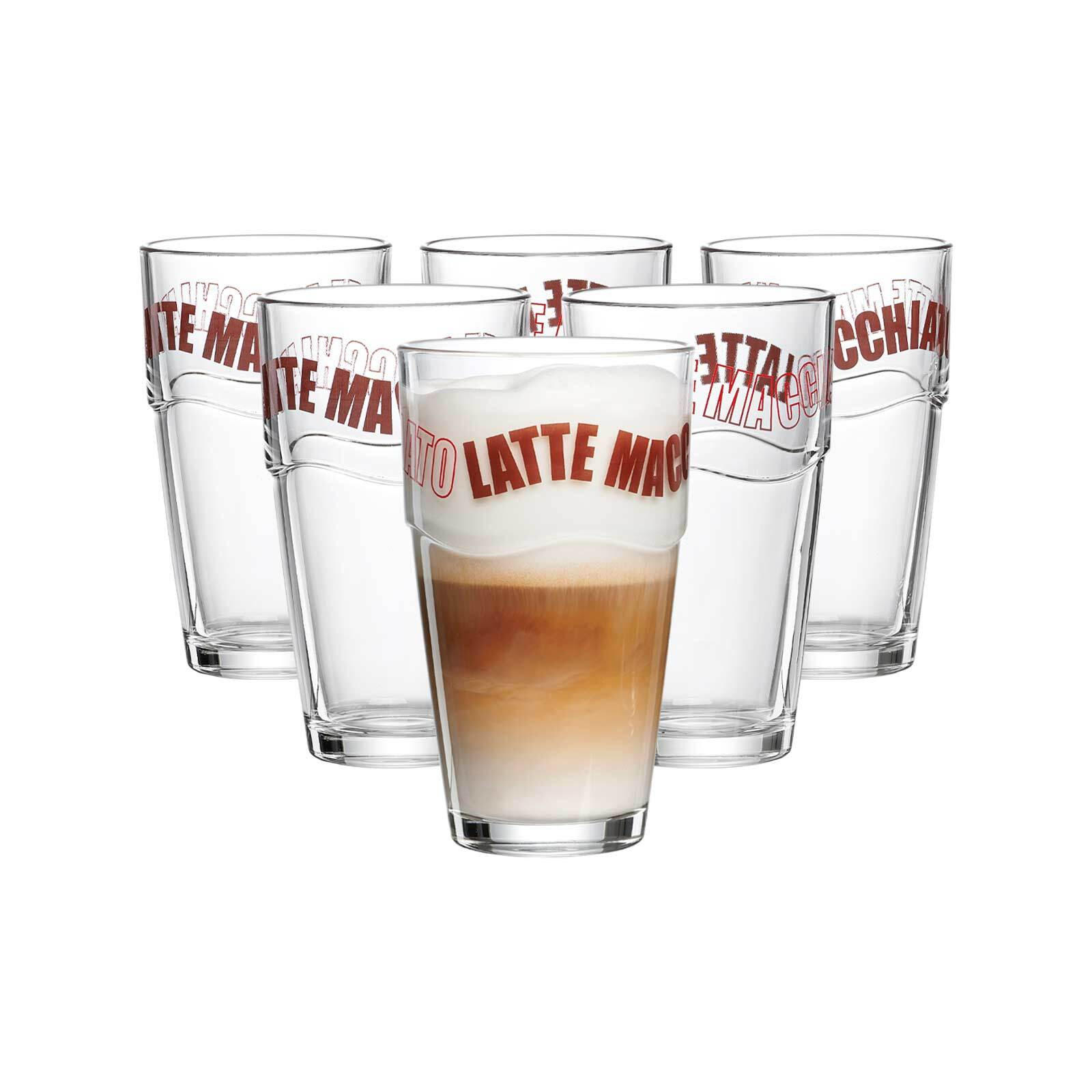 LATTE MACCHIATO GLÄSER Figaro transparent 320 ml 6er Set - Transparent, Glas (0.32L) - Ritzenhoff Breker