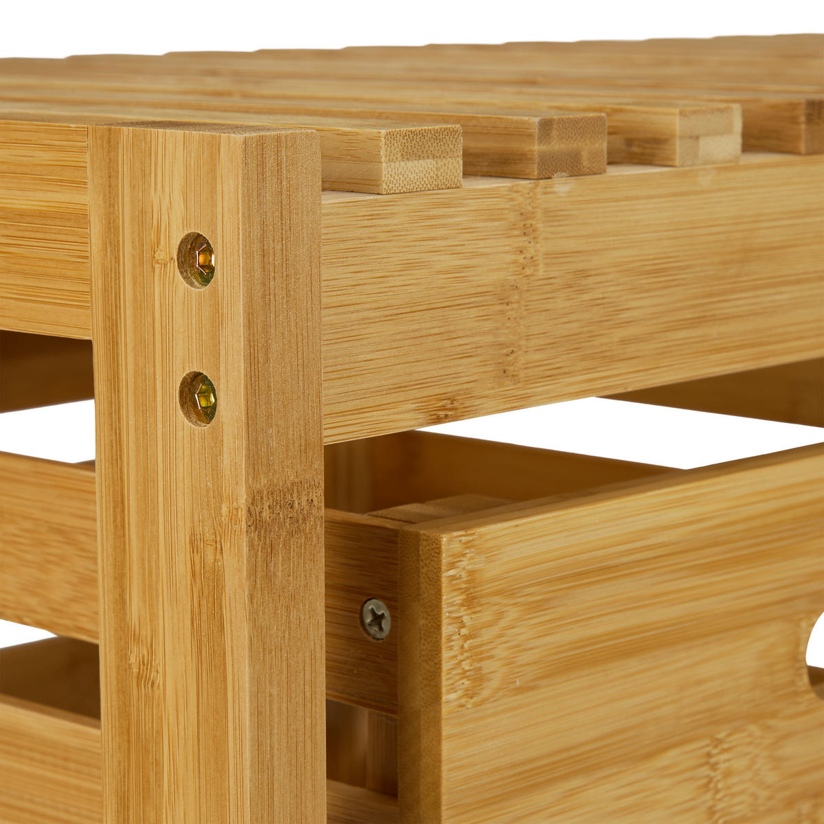 SITZBANK - Hellbraun, Holz (80/44.5/40cm) - Relaxdays