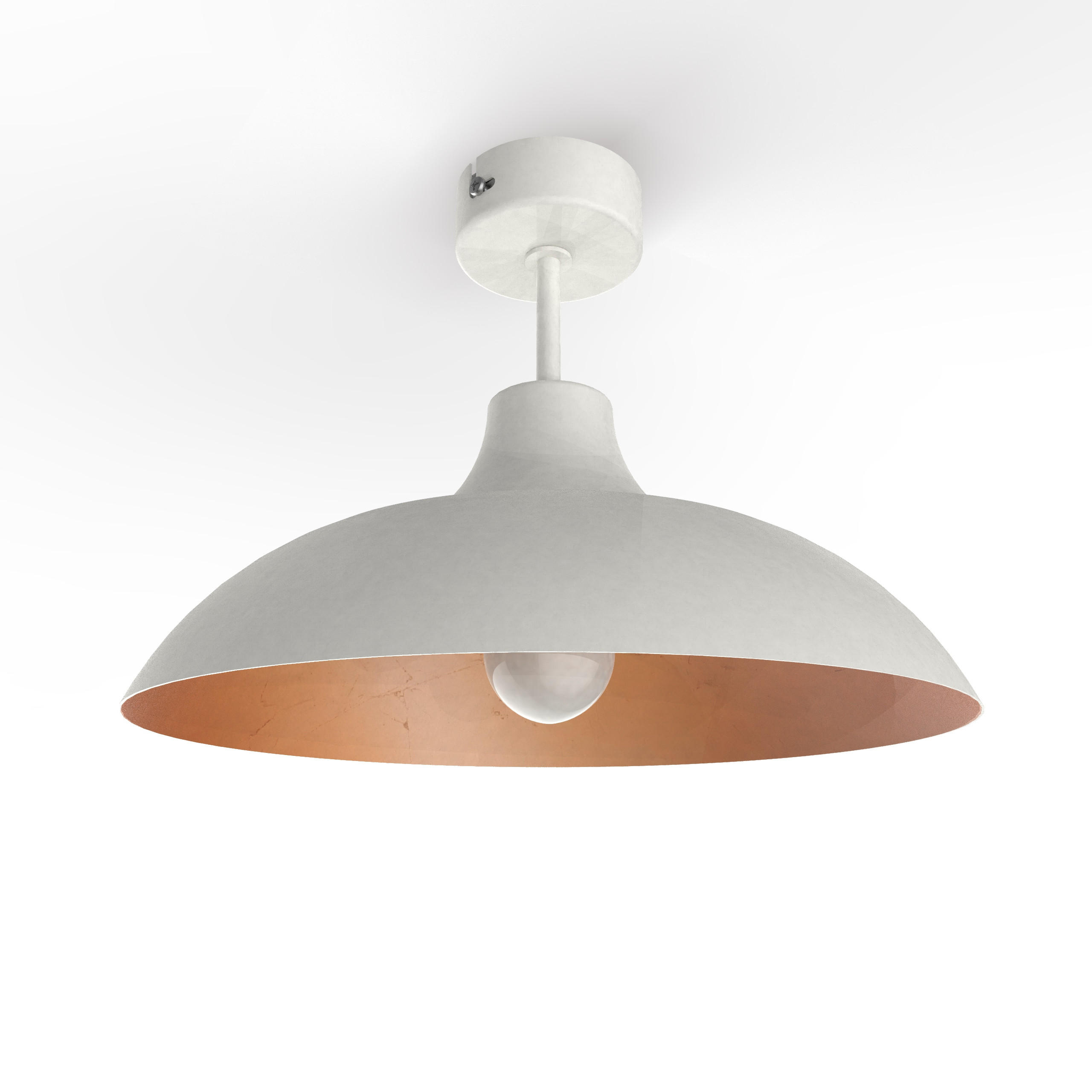 DECKENLEUCHTE - Kupferfarben, Metall (30/30/20cm) - Lumicom