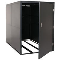 2ER-FAHRRADGARAGE L56C rechteckig Anthrazit - Anthrazit, Metall (113/160/209cm) - MCW