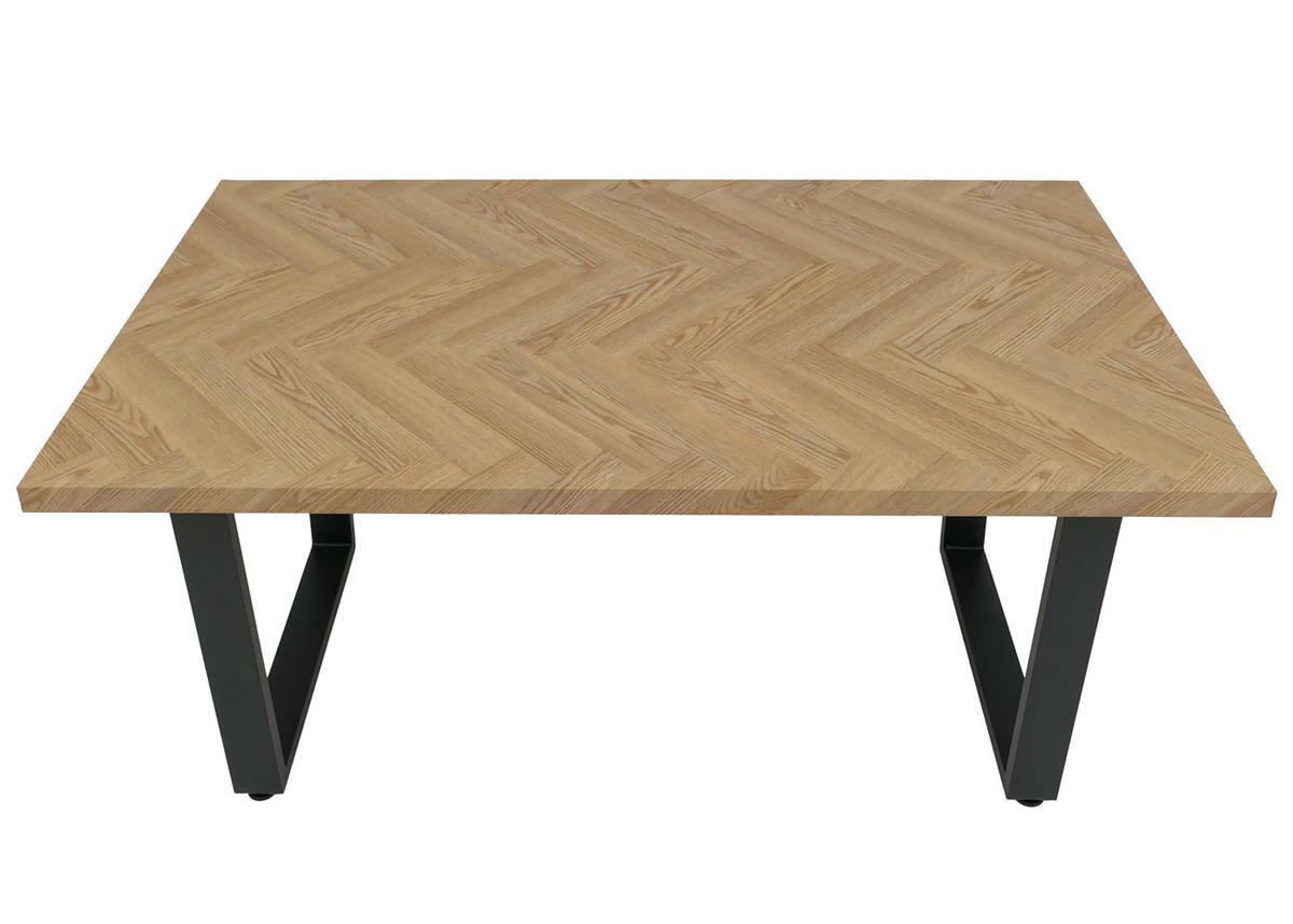 ESSZIMMERTISCH rechteckig Eiche Dekor - Eichefarben, Holzwerkstoff (90/160/75cm) - MCW