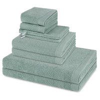 FROTTIERSET Bliss 8-teilig - Hellgrün, Textil (50/100cm) - MÖVE