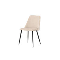 ESSZIMMERSTUHL NIGHT Beige 49x56x87 cm - Beige, Textil (49/87/56cm) - FURNLUX