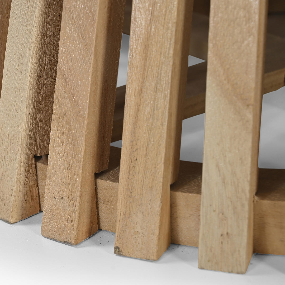 COUCHTISCH - Akazie massiv - Akaziefarben, Holz (80/80/40cm) - home24