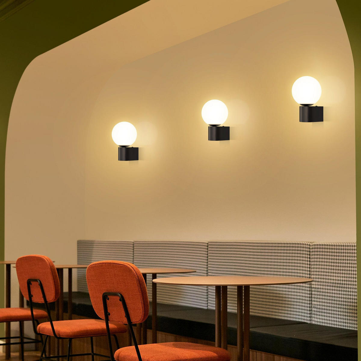 WANDLEUCHTE Resistor 11.5/10.5/16 cm - Schwarz, Metall (10.5/16/11.5cm) - ZMH