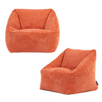 SITZSACK Flauschig für Kinder 2-tlg. - Terracotta, Textil (55/44/55cm) - icon