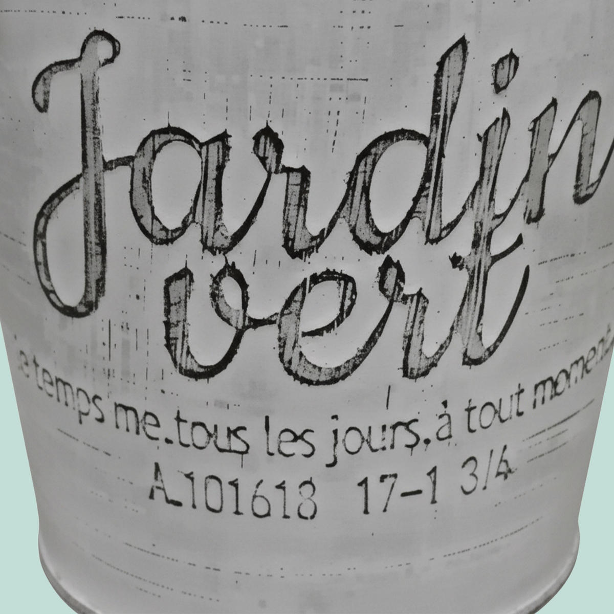 SADA 3 kvetináčov - sivá, kov/textil (14/12.5/14cm) - Relaxdays