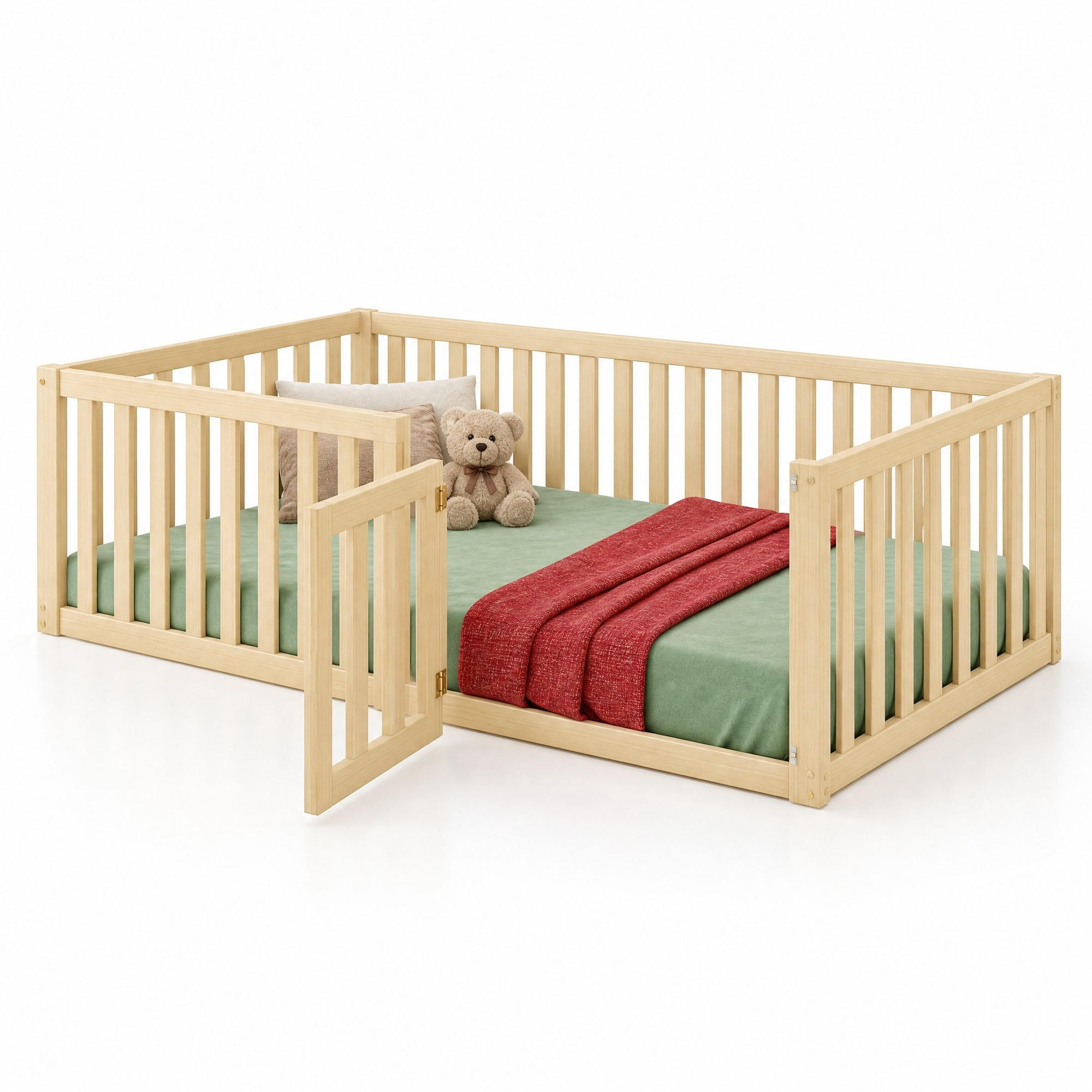 Meubliv Kinderbett Natur 90x200 cm