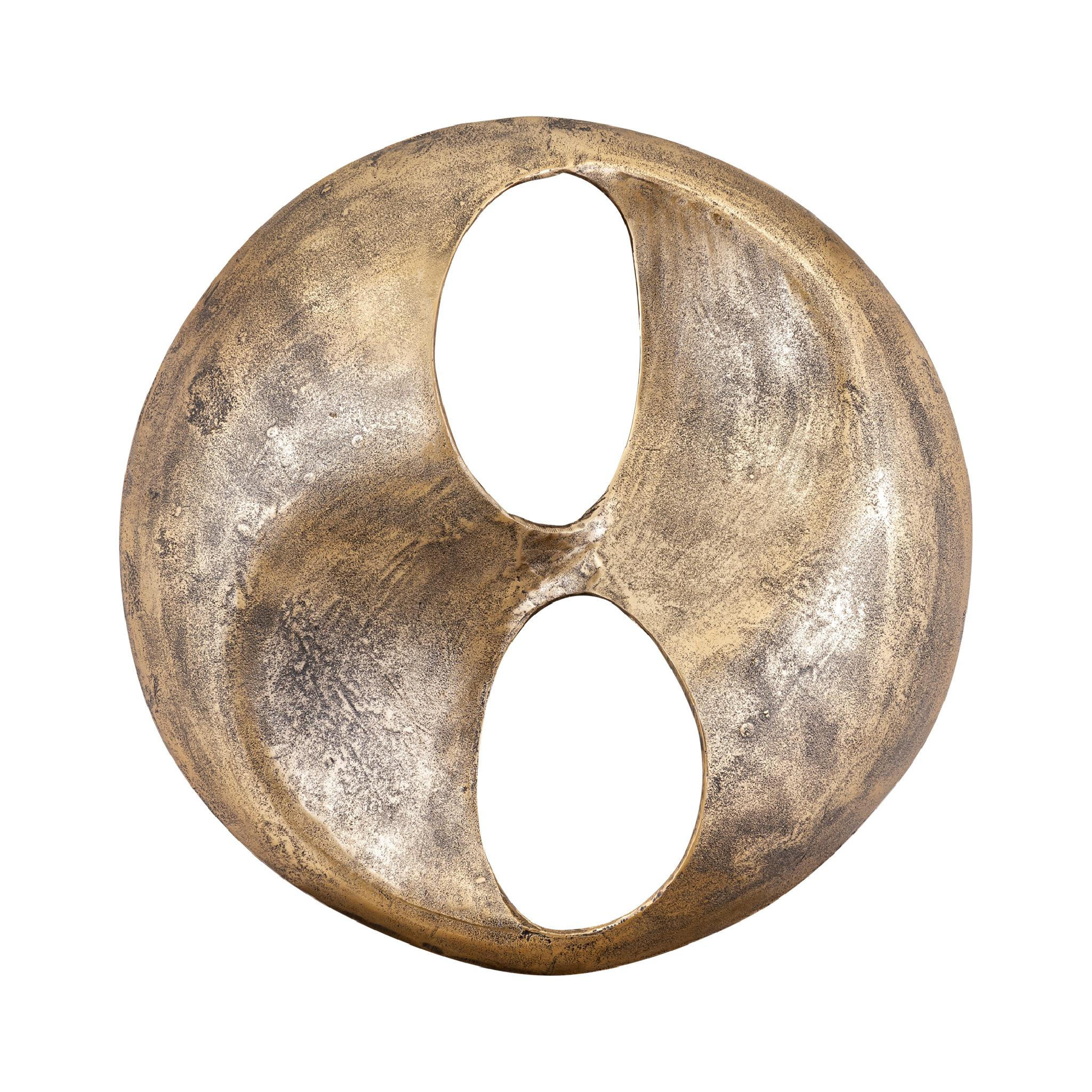 WANDPANEEL Deuie Gold 70/10/70cm - Goldfarben, Metall (10/70/70cm) - PTMD Collection