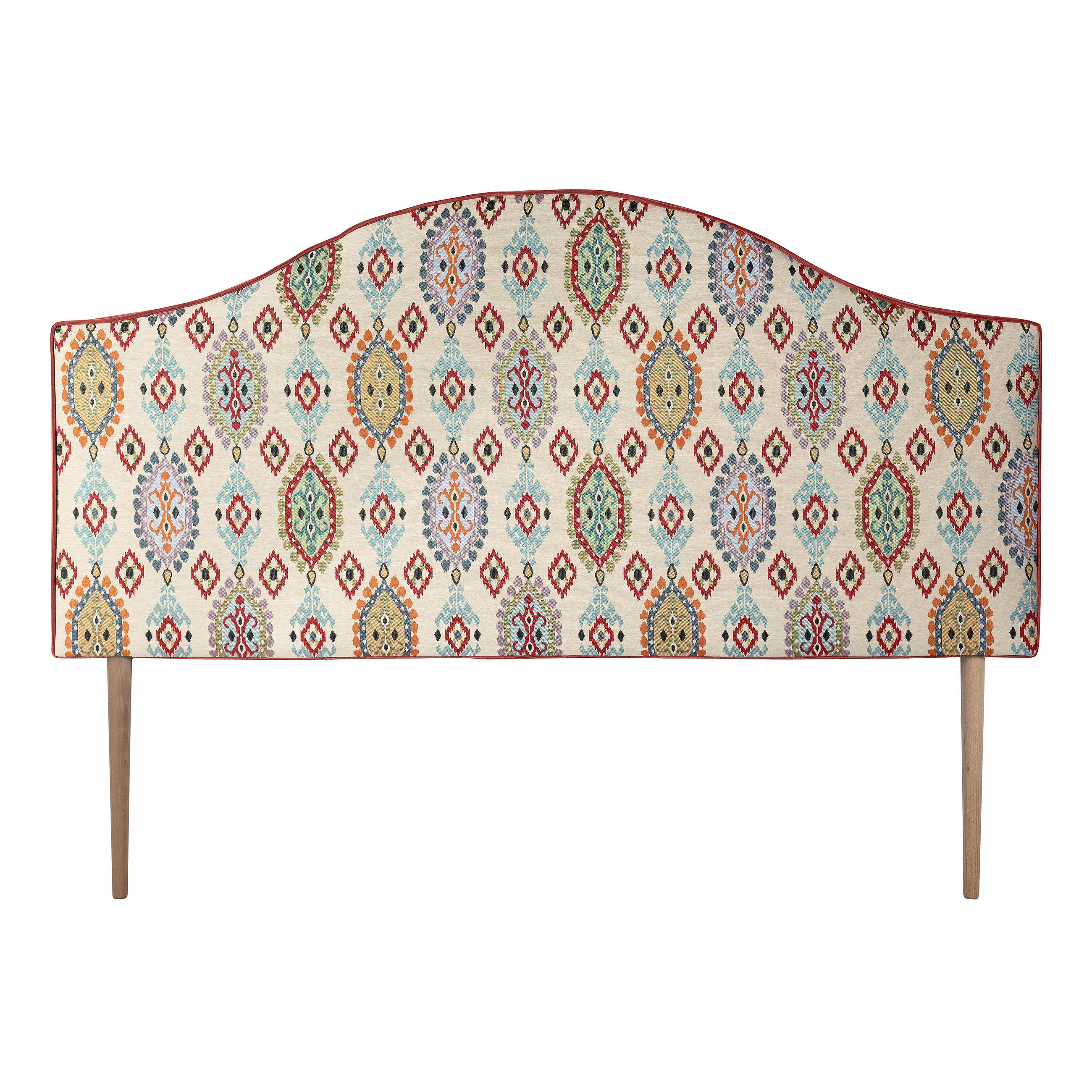 BETTKOPFTEIL 150 cm SUZANNE - Rot, Holz (160/74/8cm) - RNT By Really Nice Things