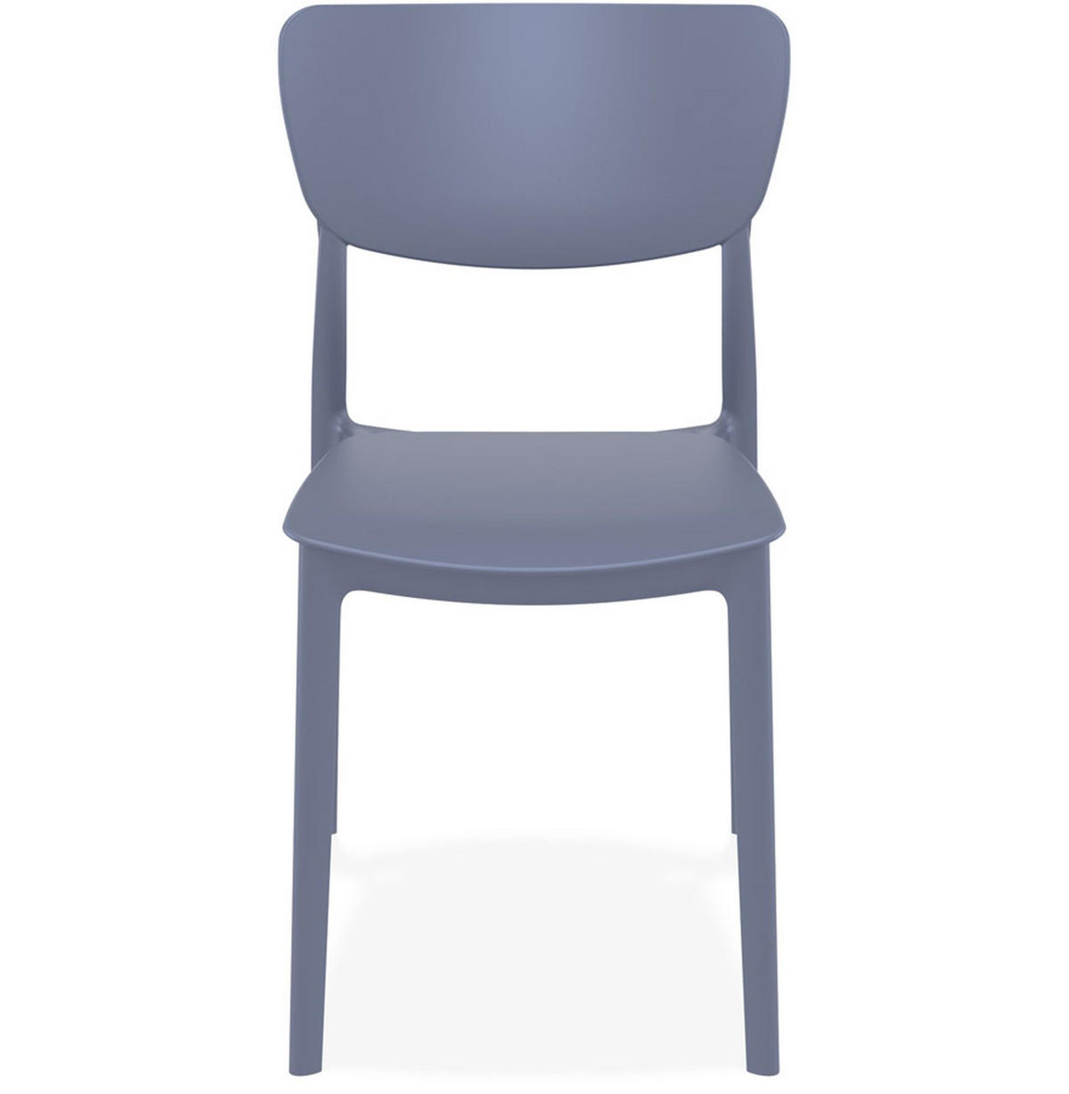 STUHL OMA dunkelgrau - Silberfarben, Kunststoff (39/82/45cm) - Légia Home