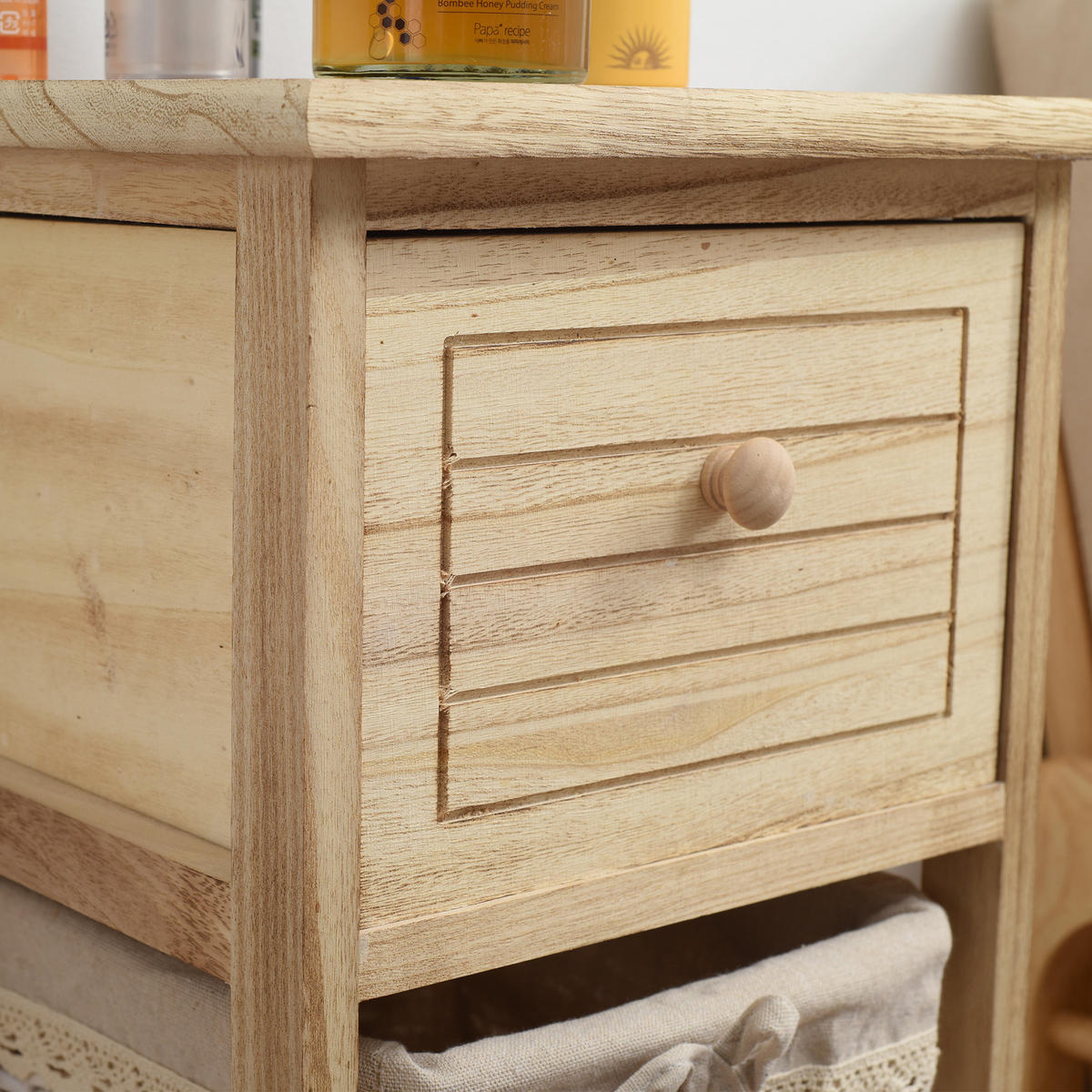 KOMMODE Braun 27/30/81 cm - Braun, Holz (27/81/30cm) - Mobili Rebecca