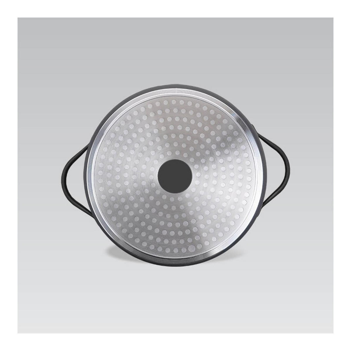TOPF Schwarz 34/24/11.5 cm MR402724 - Schwarz, Metall (24cm) - Maestro 