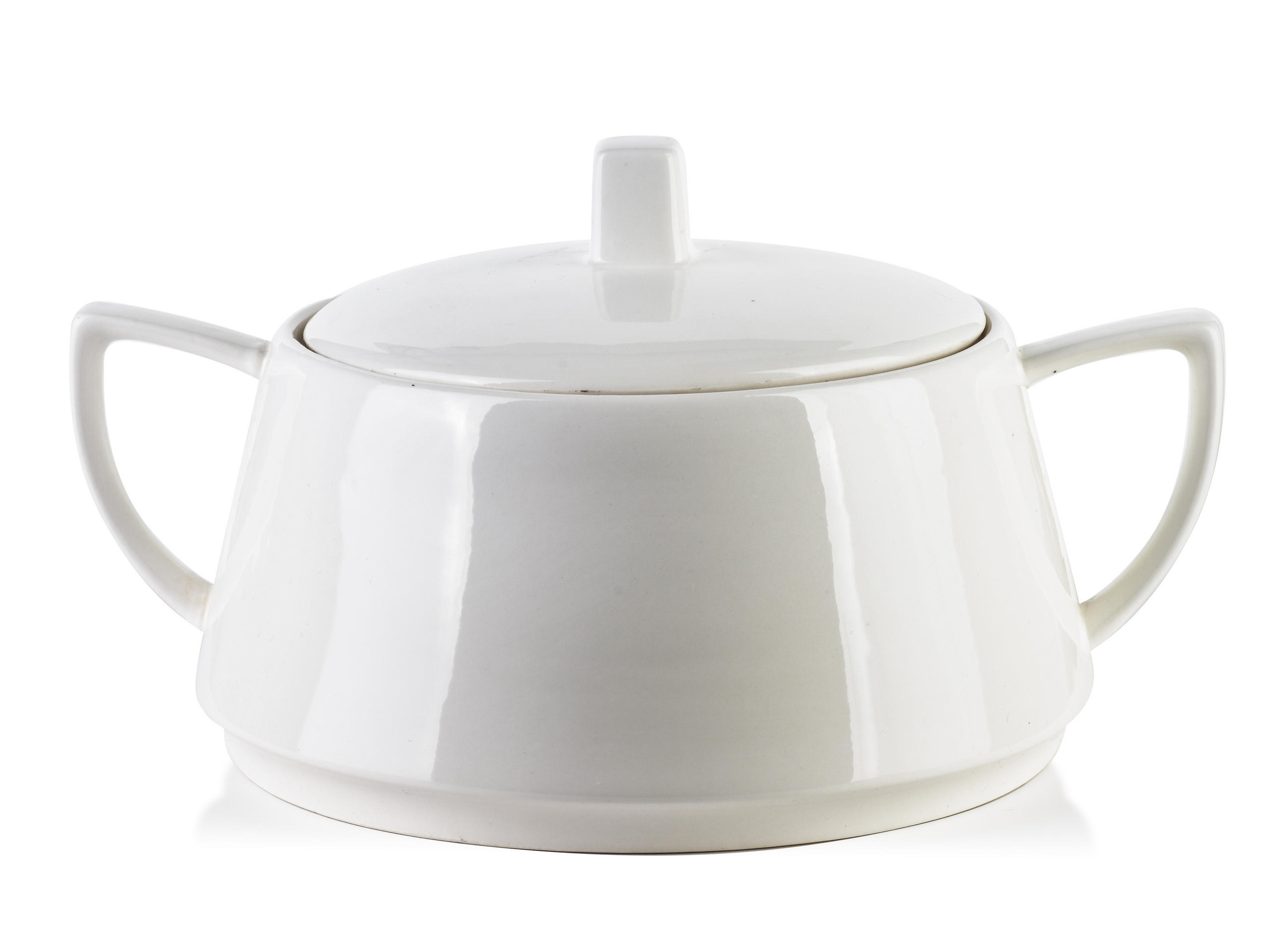 SUPPENTOPF Basic Weiß 28/18/15 cm Keramik - Weiß, Keramik (18cm) - Mondex
