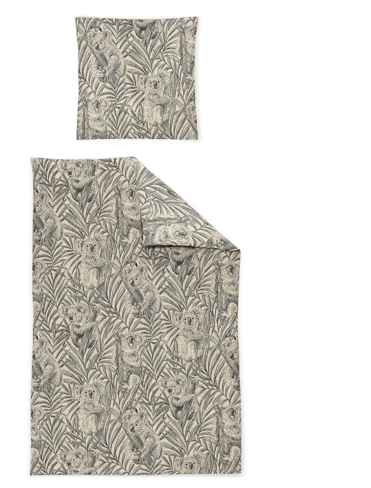 BETTWÄSCHE ALPAKA 8467 - Silberfarben, Textil (155/220cm) - Irisette