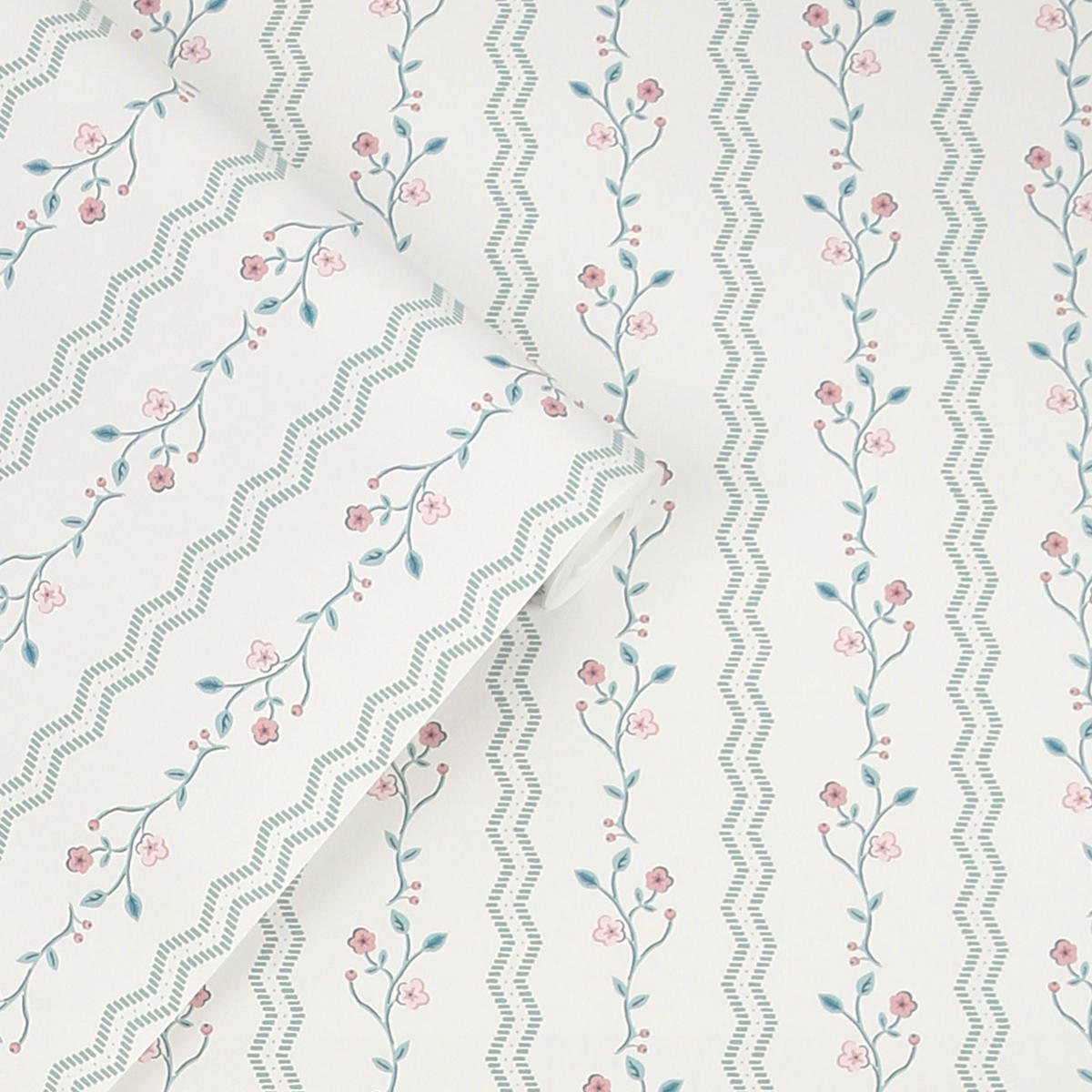 VLIESTAPETE Blencow Stripe Dunkel Entenei Blau - Dunkelblau, Papier/Kunststoff (52/1000cm) - Graham & Brown