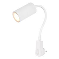 WANDLEUCHTE Flexo-Spot Metall Weiß - Weiß, Metall (5.5/43/5.5cm) - Globo Lighting