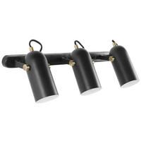 WANDLEUCHTE Tyria 54/8/23 cm - Schwarz, Metall (54/23/8cm) - Beliani