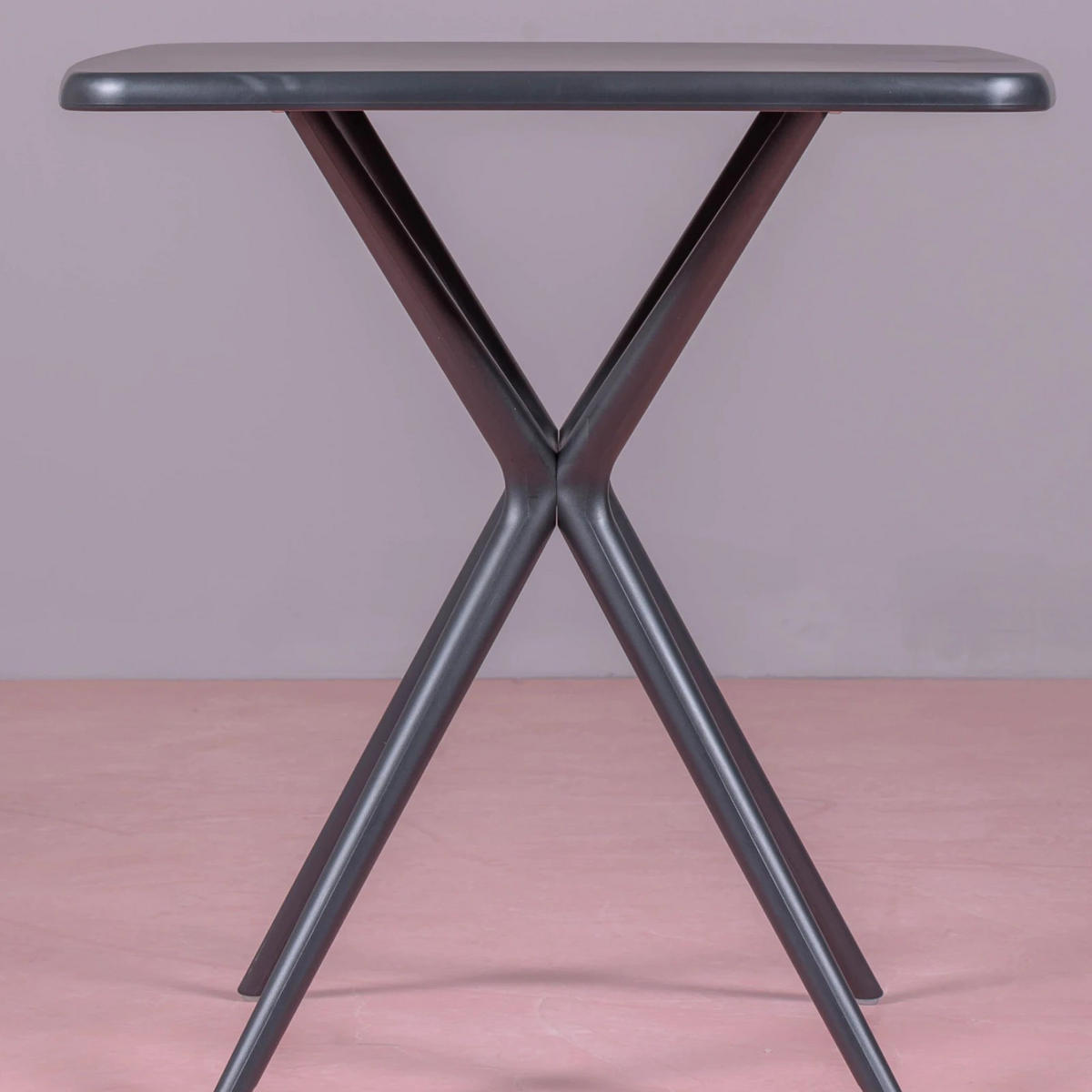 KUNSTSTOFFTISCH Quadratisch Schwarz 72/72/76 cm - Schwarz, Kunststoff (72/72/76cm) - Nest Dream