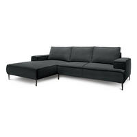 ECKSOFA May Anthrazit 275 × 44 × 173 cm - Anthrazit, Textil (275/44/173cm) - Pillovely