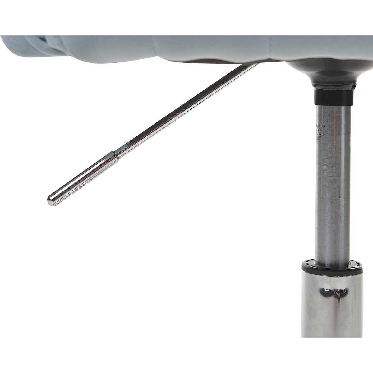 BÜROSTUHL Samtstoff Blau Katonah - Blau, Kunststoff/Textil (57/78/57cm) - Beliani