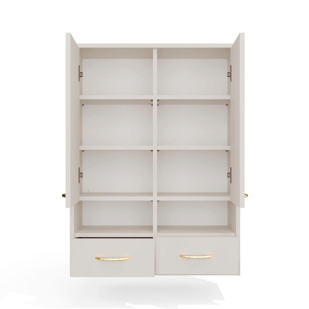 WANDHÄNGESCHRANK Viva - Kaschmir, Holzwerkstoff (66/90/30cm) - kommodly