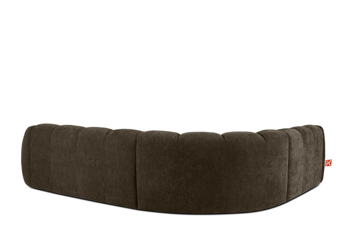 ECKSOFA LINKS FLAVA, Braun - Braun, Holz/Holzwerkstoff (310/270cm) - KONSIMO®