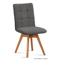 ESSZIMMERSTUHL drehbar (6er-Set) Doria 47x91x60 Eiche geölt/Grau - Eichefarben/Grau, Kunststoff (60/91/47cm) - 58aufmkessel