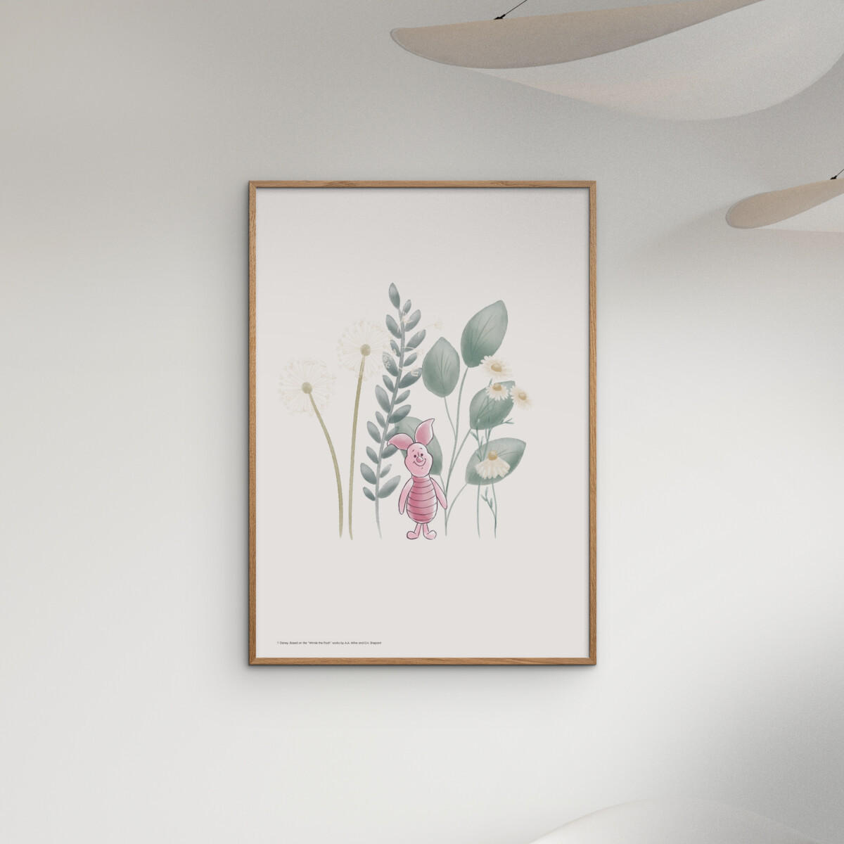 POSTER Disney's Piglet Among Dandelions - Multicolor, Papier (50/70/0.1cm) - Poster&Frame