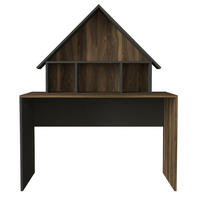 SCHREIBTISCH Denver Walnuss Anthrazit - Anthrazit/Walnussfarben, Holzwerkstoff (60/120/148cm) - moebel17