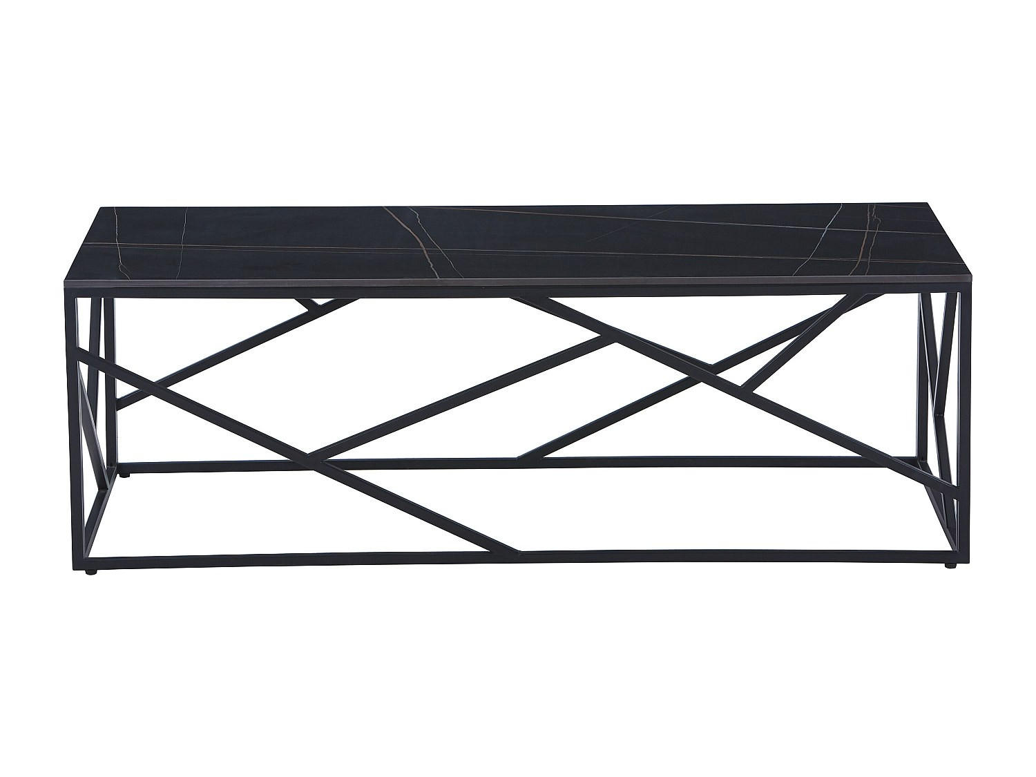 COUCHTTISCH nicht ausziehbar - 120 cmcm x 60 cmcm - Keramik - Schwarz - MELRONE - Schwarz, Keramik (60/120/40.5cm) - Vente-Unique