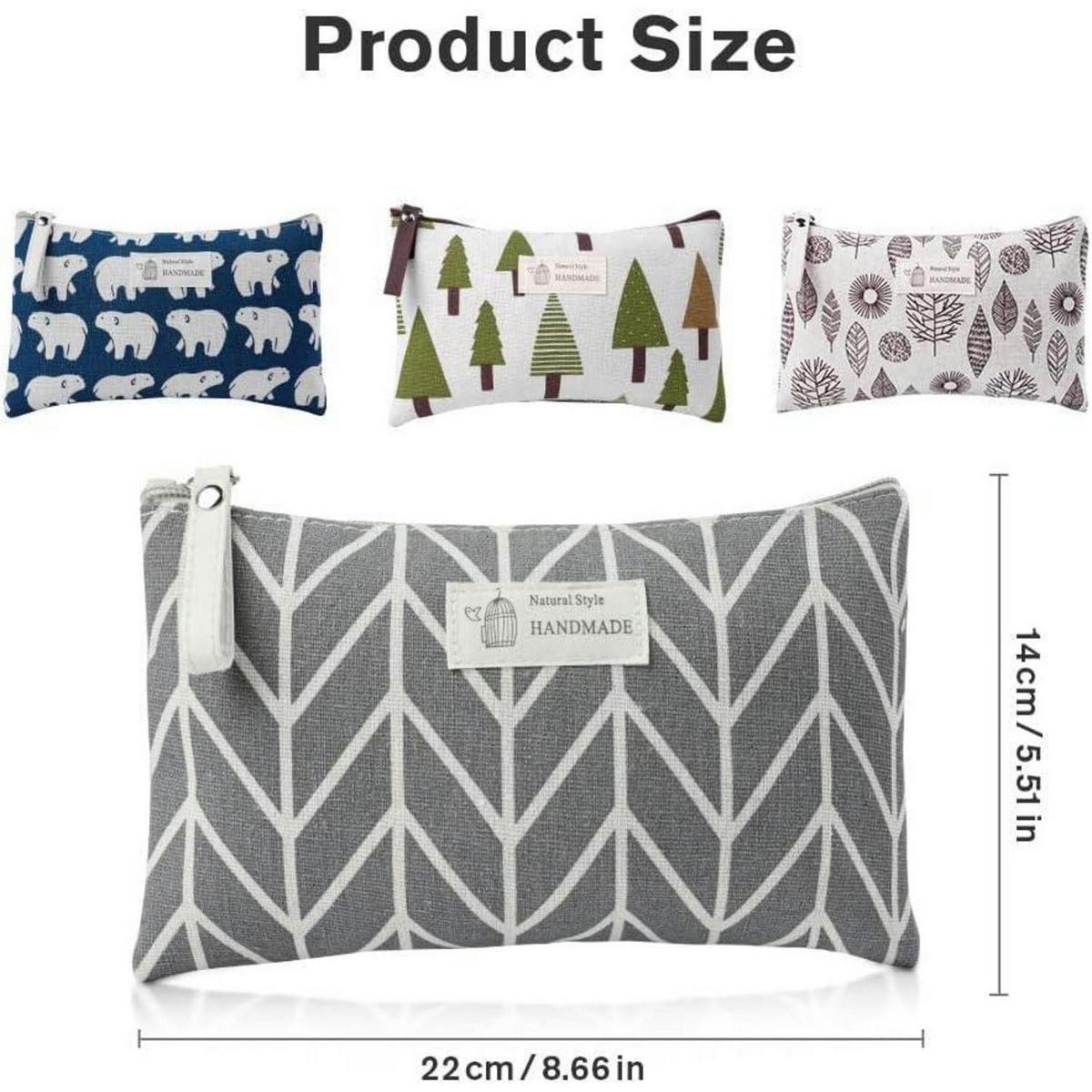 KOSMETIKTASCHE 4-teiliges Set Segeltuch Blau/Grün/Grau/Weiß - Multicolor, Textil (18/2/26cm)