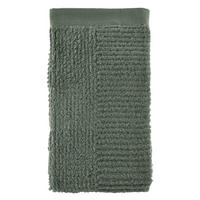 HANDTUCH Classic olive green 50/100 cm - Olivgrün, Textil (50/100cm) - Zone Denmark