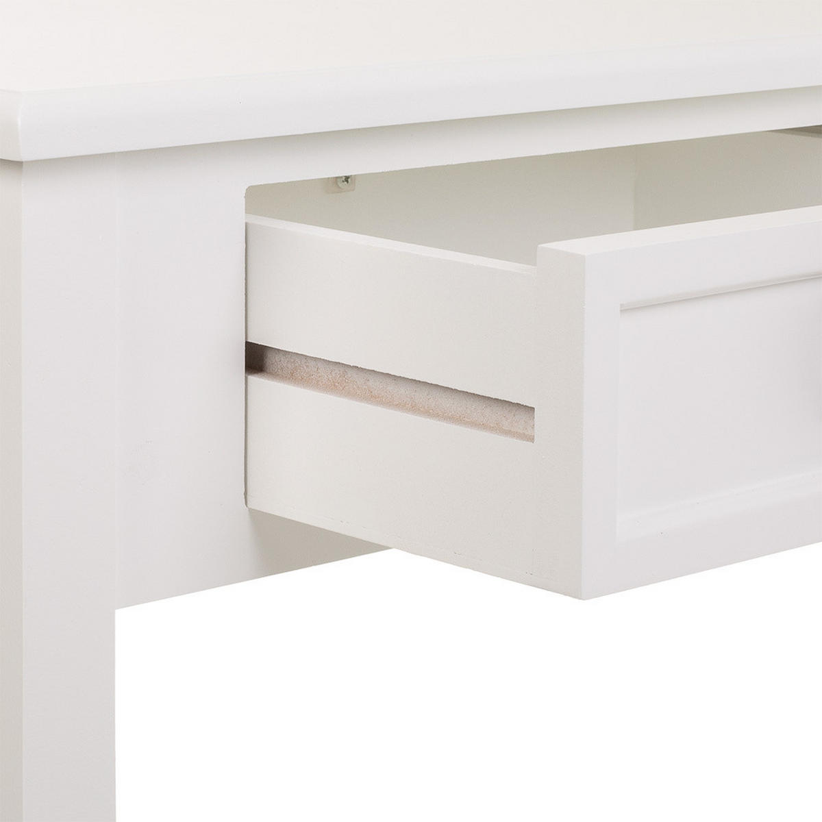 KONSOLENTISCH aus Holz, weiß, 100x40x80cm - Weiß, Holz (40/100/80cm) - Wanderlust