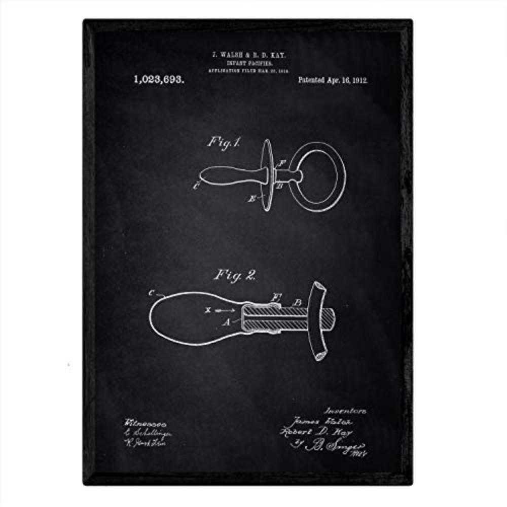 POSTER Patent Pacifier 2 A3 Rahmenlos - Klar, Papier (29.7/5/42cm) - Nacnic