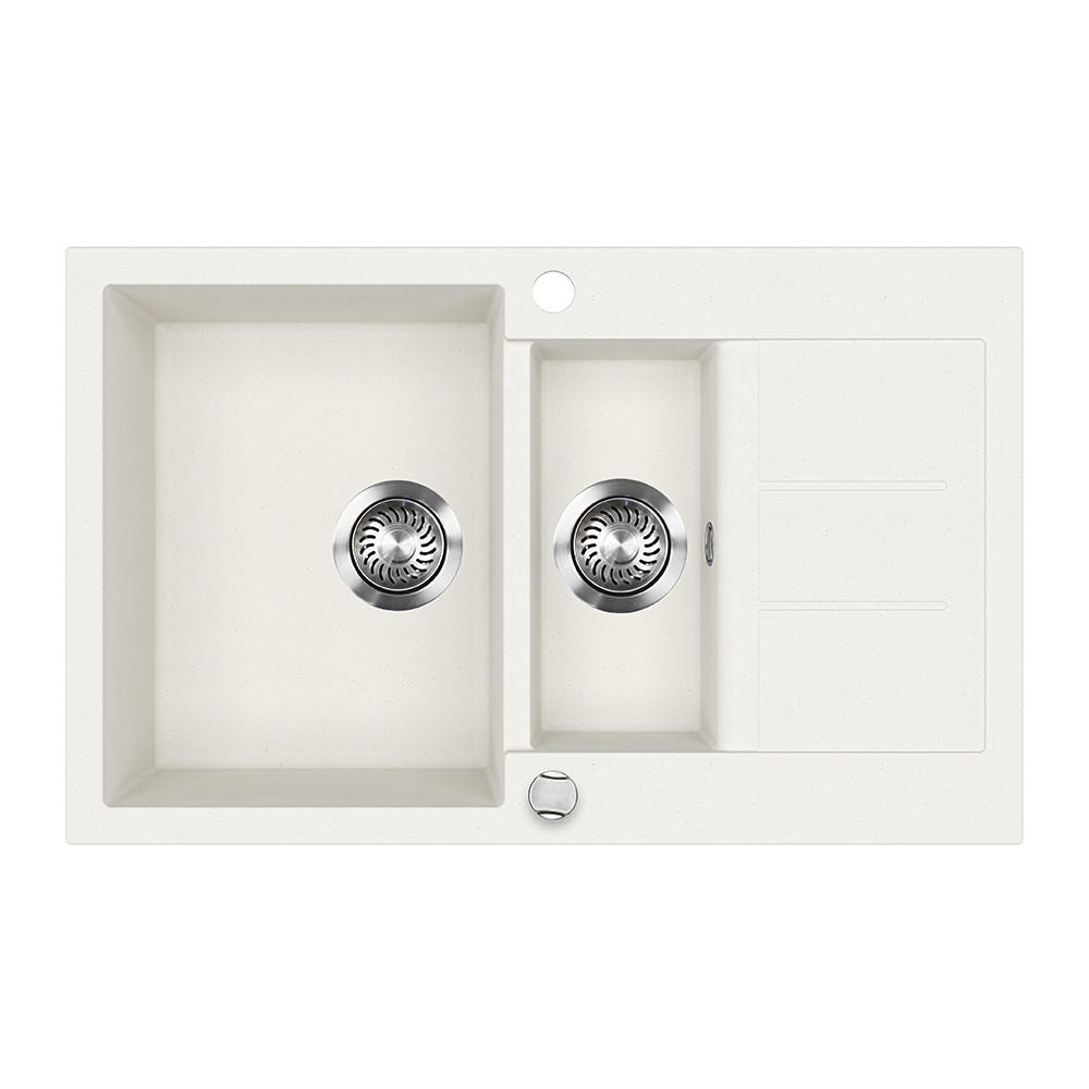 UMYVADLO Seattle Bílá - bílá, keramika (80/20/50cm) - Bergstroem