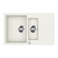 UMYVADLO Seattle Bílá - bílá, keramika (80/20/50cm) - Bergstroem