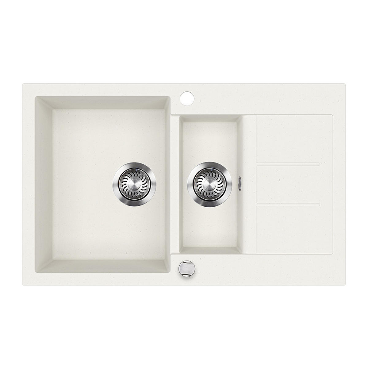 UMYVADLO Seattle Bílá - bílá, keramika (80/20/50cm) - Bergstroem