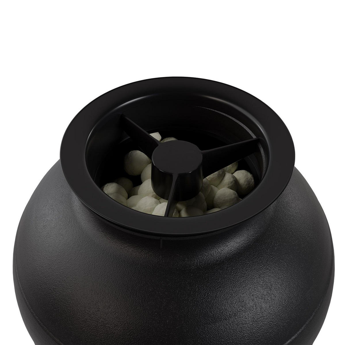 SANDFILTERANLAGE schwarz 250W - Schwarz, Kunststoff (33/41.5/52cm) - Juskys