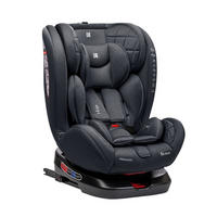 KINDERSITZ i-Trip i-Size grau (40-150 cm) Gruppe 0+/1/2/3 verstellbar Isofix - Grau, Kunststoff (46/62/50cm) - Kikka boo