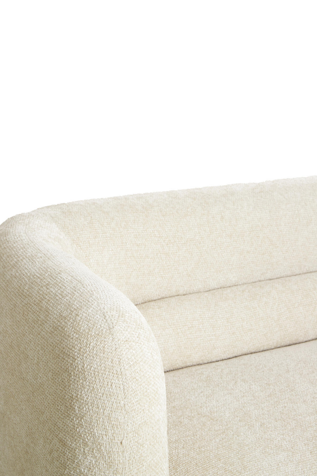 BANK Kialy Weiß 237/96/75 cm - Weiß, Holz (96/75/237cm) - Light & Living