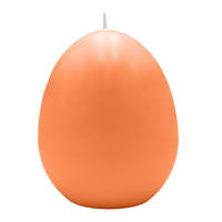 EIKERZE XXL, Straußenei Mango 200 x Ø 140 mm, 1 Stück - Gelb, Paraffin (14/20/20cm) - Kopschitz Kerzen