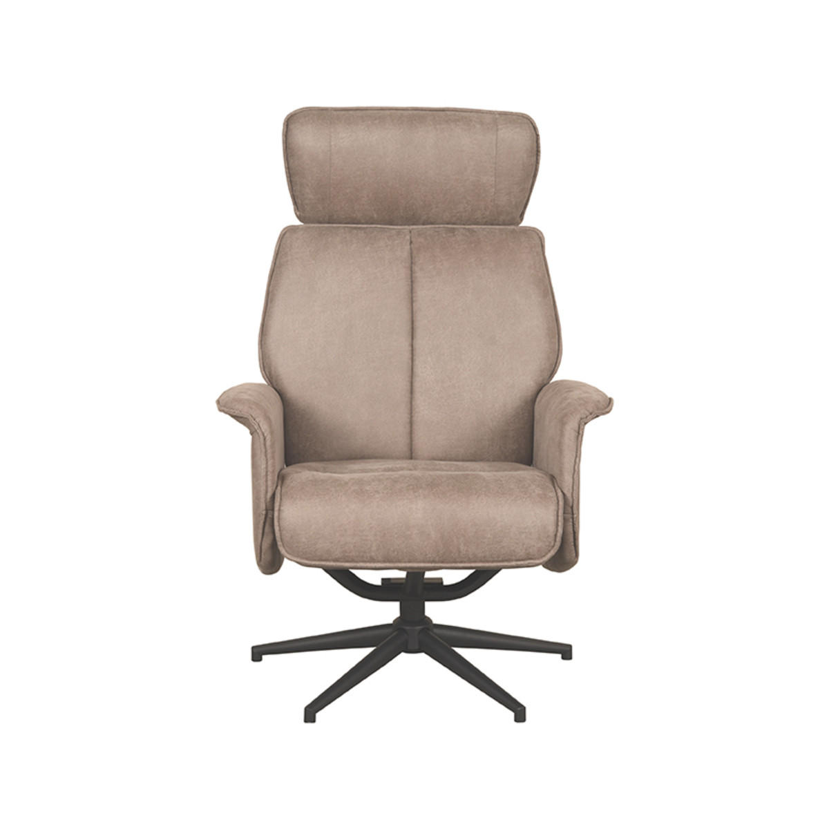 SESSEL Verdal Taupe 79/77/109 cm - Taupe, Textil (77/109/79cm) - LABEL51