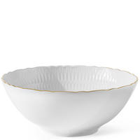 SALATSCHÜSSEL CMIELOW SOFIA GOLD aus Porzellan - Weiß, Keramik (17/17/6.6cm) - KONSIMO®
