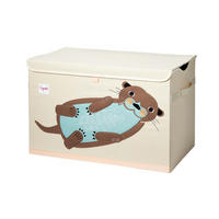 AUFBEWAHRUNGSKISTE Otter 38x61x37cm - Naturfarben, Textil (61/37cm) - 3Sprouts