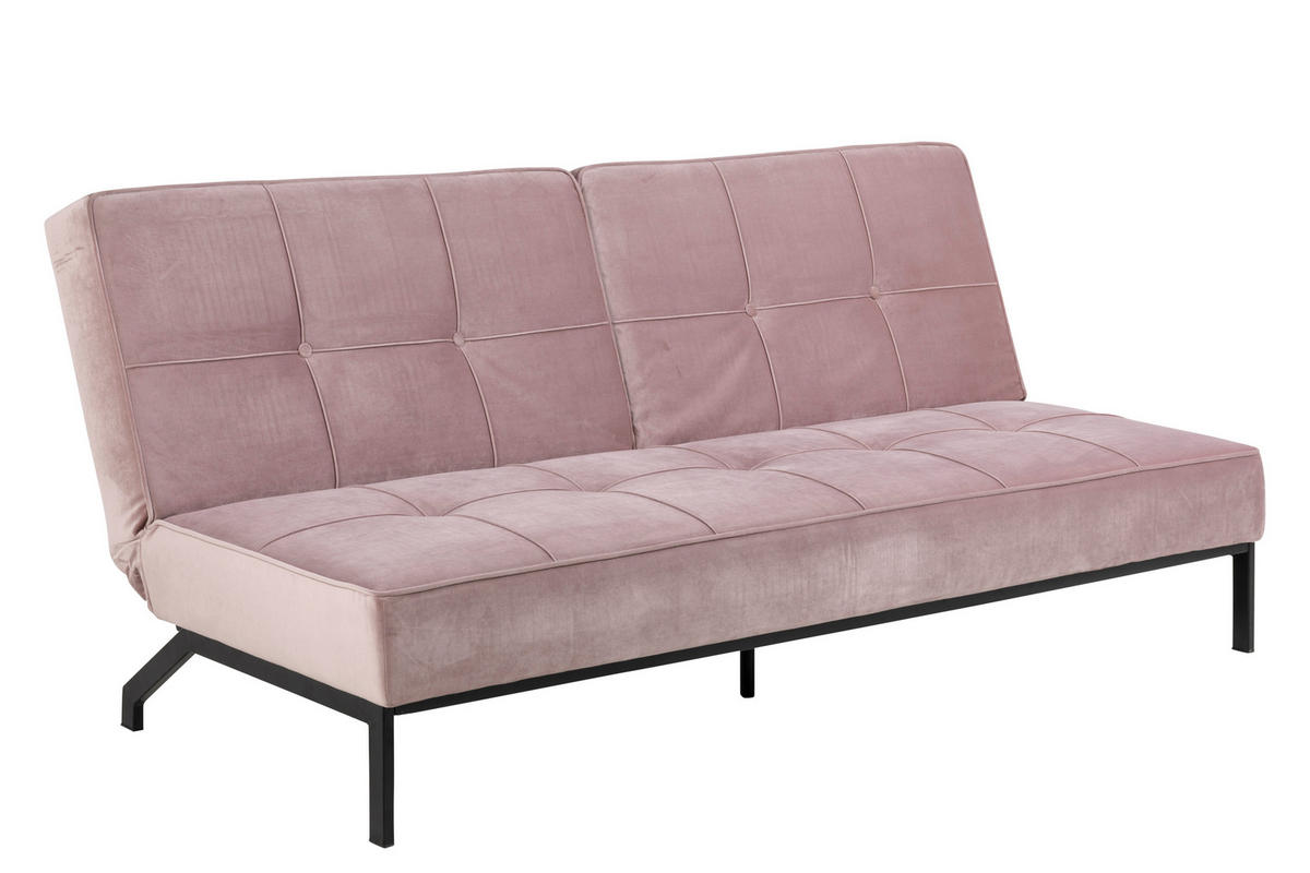 SCHLAFSOFA rosa - Rosa, Holzwerkstoff (198/87/95cm) - ebuy24