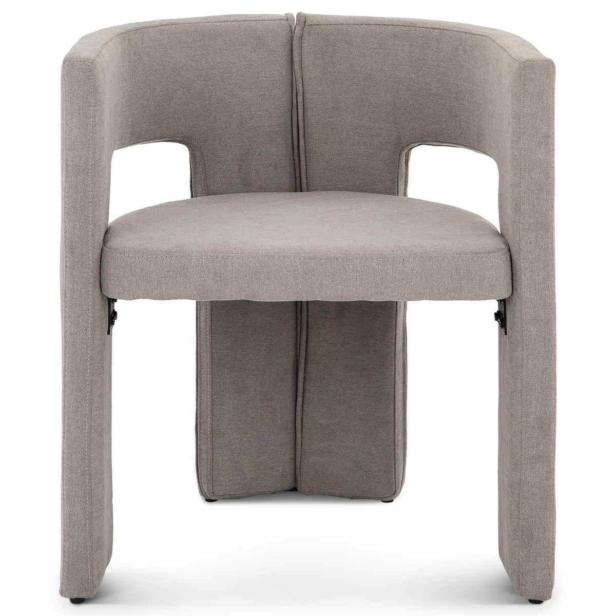 ESSZIMMERSTUHL EVIE grau - Grau, Textil (63/71/55cm) - IDIMEX