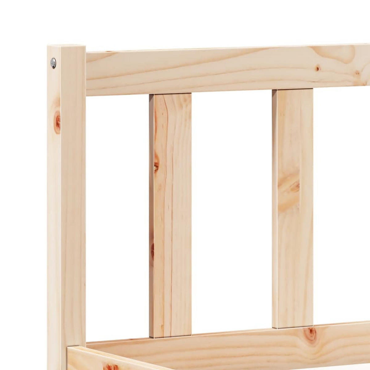 MASSIVHOLZBETT Extra Lang Ohne Matratze 180/220 Kiefernholz - Braun, Holz (180/220cm) - vidaXL