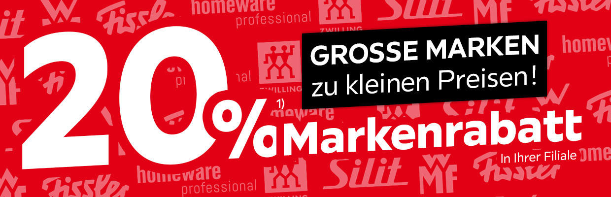 20% Markenaktion